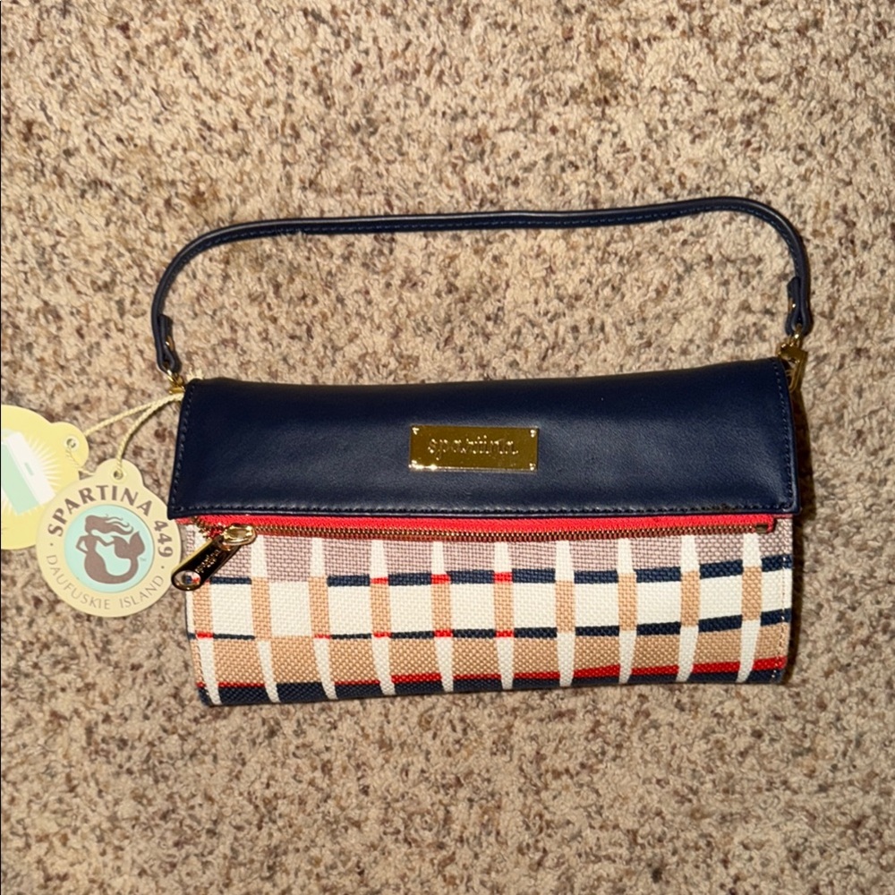 Spartina 449 convertible clutch with coin purse & card pouch